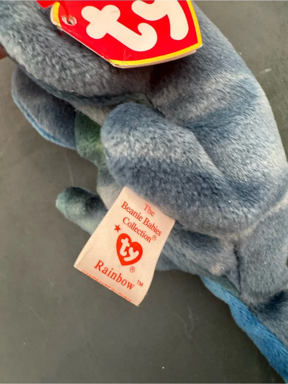New With Tags TY Beanie Boos - Rainbow Chameleon and Sniffer Dog